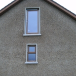 Summerisland Rd Portadown Oak pvc glazed door and top half opening window.