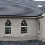 Derryall Road, Portadown  Cream Gothic arch windows with internal Georgian bars.