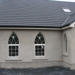 Derryall Road, Portadown  Cream Gothic arch windows with internal Georgian bars.