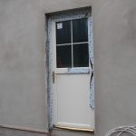 Derryall Road, Portadown  Cream pvc stable door with internal Georgian bars.